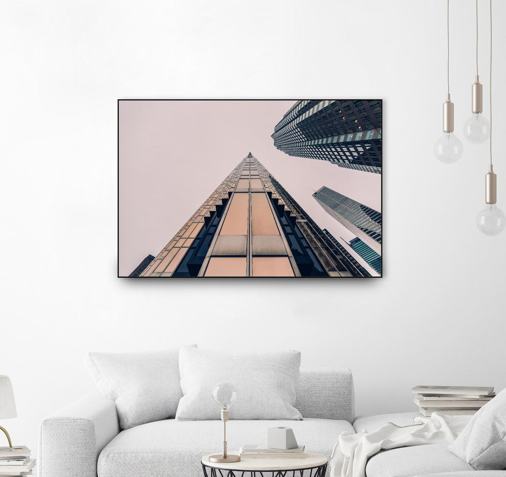 Skyline view par Pexels sur GIANT ART - scène de ville noire