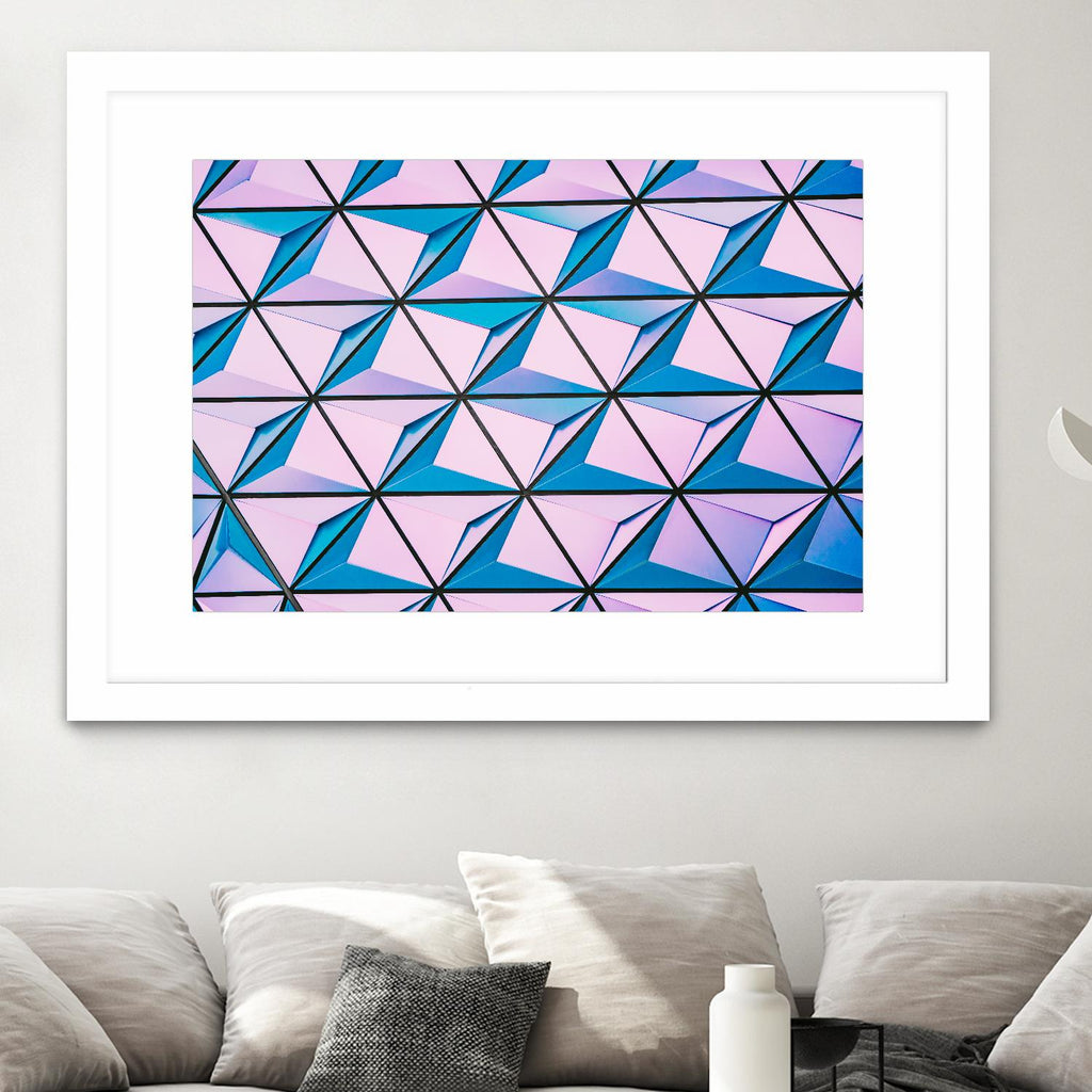 Geometrical Design par Pexels sur GIANT ART - art photo bleu
