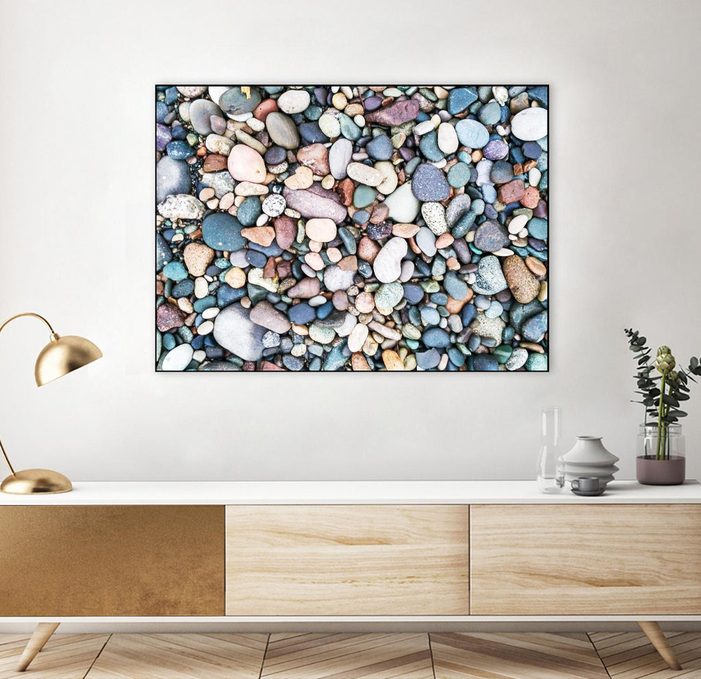 Pebbles  par Pexels sur GIANT ART - art photo bleu
